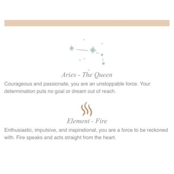 Aries Minimal Indie Pendant Zodiac Charm Necklace - Picture 4 of 9